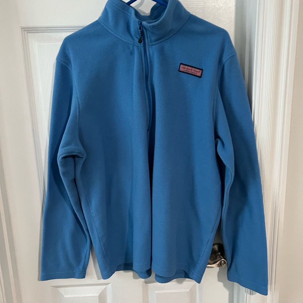 Vineyard Vines Sky Blue Fleece Pullover